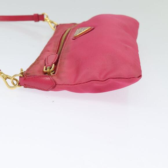 PRADA Shoulder Bag Nylon Pink Gold - Picture 4 of 12